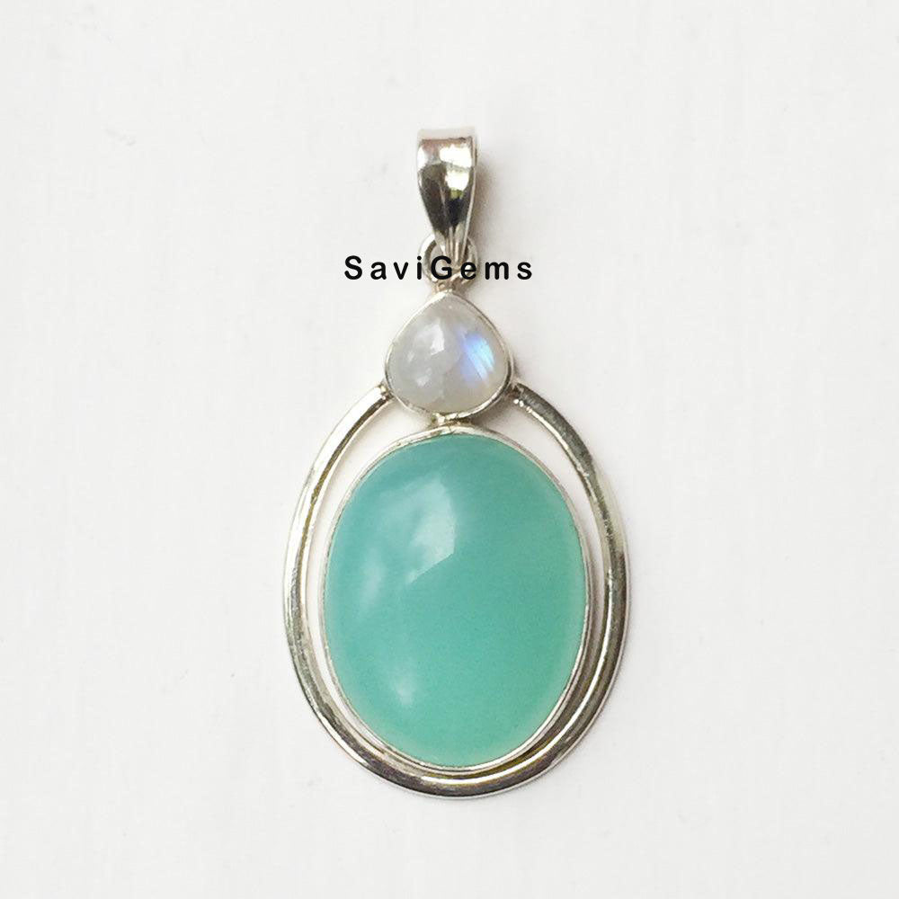 Chalcedony pendant hot sale