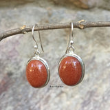 Golden Sunstone Sterling Silver Earring