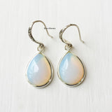 Opalite Teardrop Sterling Silver Earring