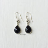 Black Onyx Ball Sterling Silver Earring