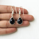 Black Onyx Ball Sterling Silver Earring