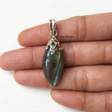 Labradorite Sterling Silver Pendant