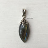 Labradorite Sterling Silver Pendant