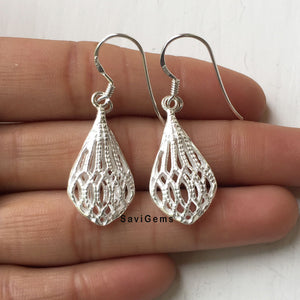 Filigree Sterling Silver Earring