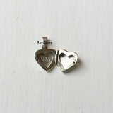 Heart Locket Sterling Silver Pendant